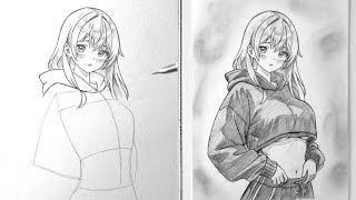 How to draw anime girl cute | easy anime drawing | drawing tutorial How to draw anime girl cute | easy anime drawing | drawing tutorial