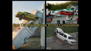 Epic Car Stunts Gone Wrong Compilation #1 , HD ( Graphic! )