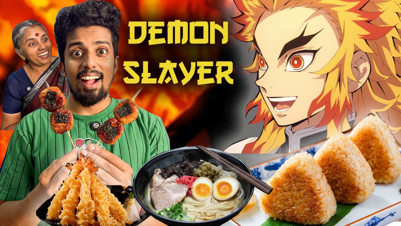 Удивляю своего аниме-друга настоящей едой из фильма «Убийца демонов»🍜