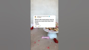 Part1What is the most genius way to cheat on an exam you have ever seen?#story #reddit#askreddit