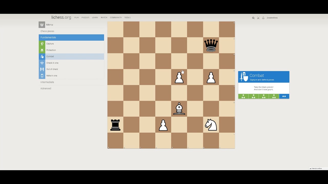 Lichess Learn Chess Basics Combat YouTube