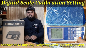 Digital Scale Calibration Setting by Care International Scale