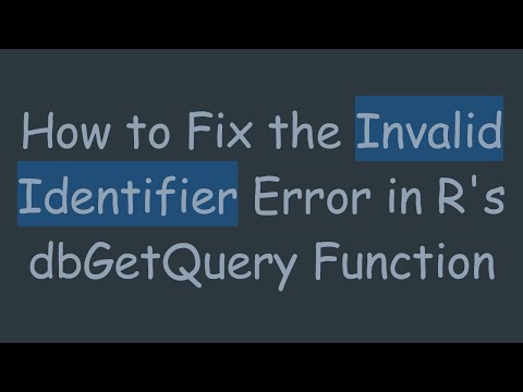 How to Fix