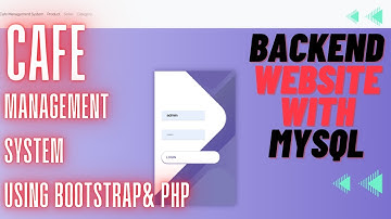 Create a Complete CAFE MANAGEMENT SYSTEM using PHP BOOTSTRAP & MYSQL in 30 mins