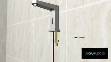 AQUAECO Touchless Basin Tap Installation