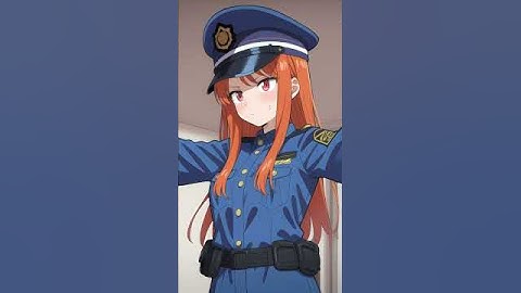[4K AI Anime] Police Girl
