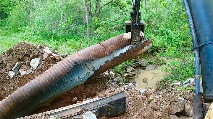 Replacing a Failing Culvert and Repairing a Dry Dam