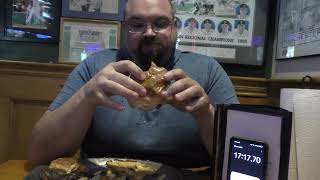 Gastric Gladiator faces down a HUMONGOUS burger challenge at Billy's sports bar in New Hampshire.