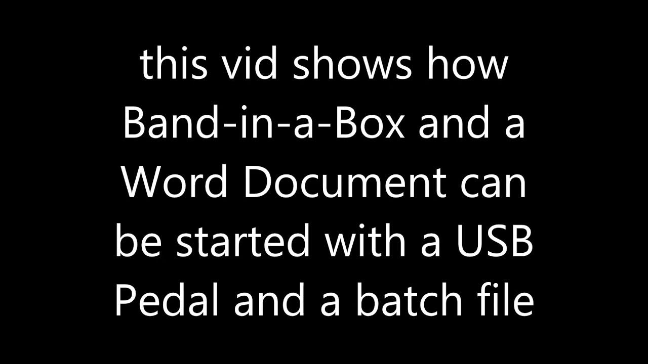 Tutorial for BandinaBox how to open a SGU file and a Word Document