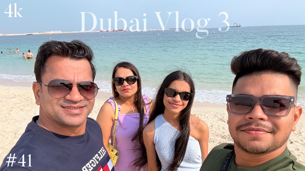 Dubai with Family Vlog 3 | Merry Christmas | Burj Khalifa | City Tour | Dubai Mall | 4k | #41 |