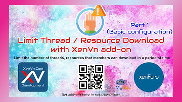 Xenforo 2 - Limit Thread / Resource Download - Part 1