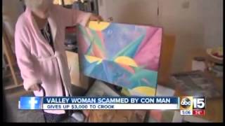 Valley woman scammed by con man