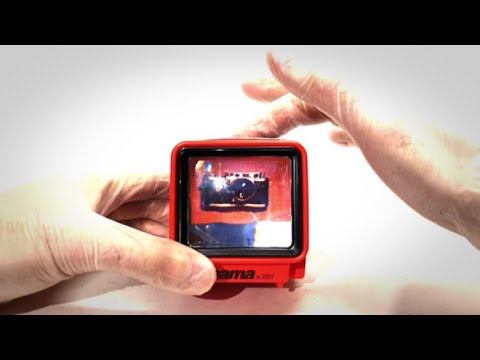 How to operate a Hama Slide Viewer