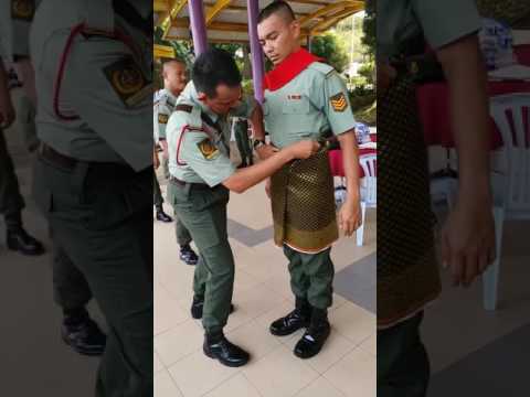 Video: Ikatan beret tentera