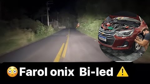 Onix retroquick bi led + led 30000lm cliente veio de São Paulo pra fazer o serviço 😍