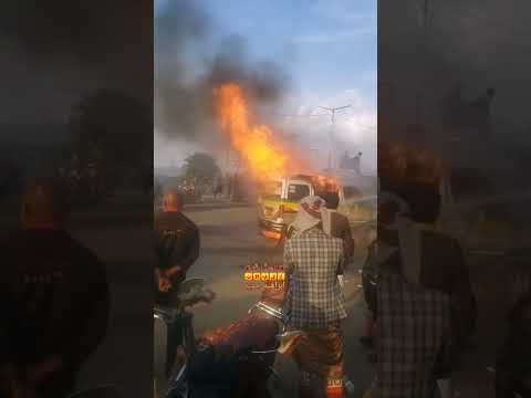 الحذر يا أصحاب الباصات الصغيره من تسرب الغاز نسأل الله السلامة للجميع