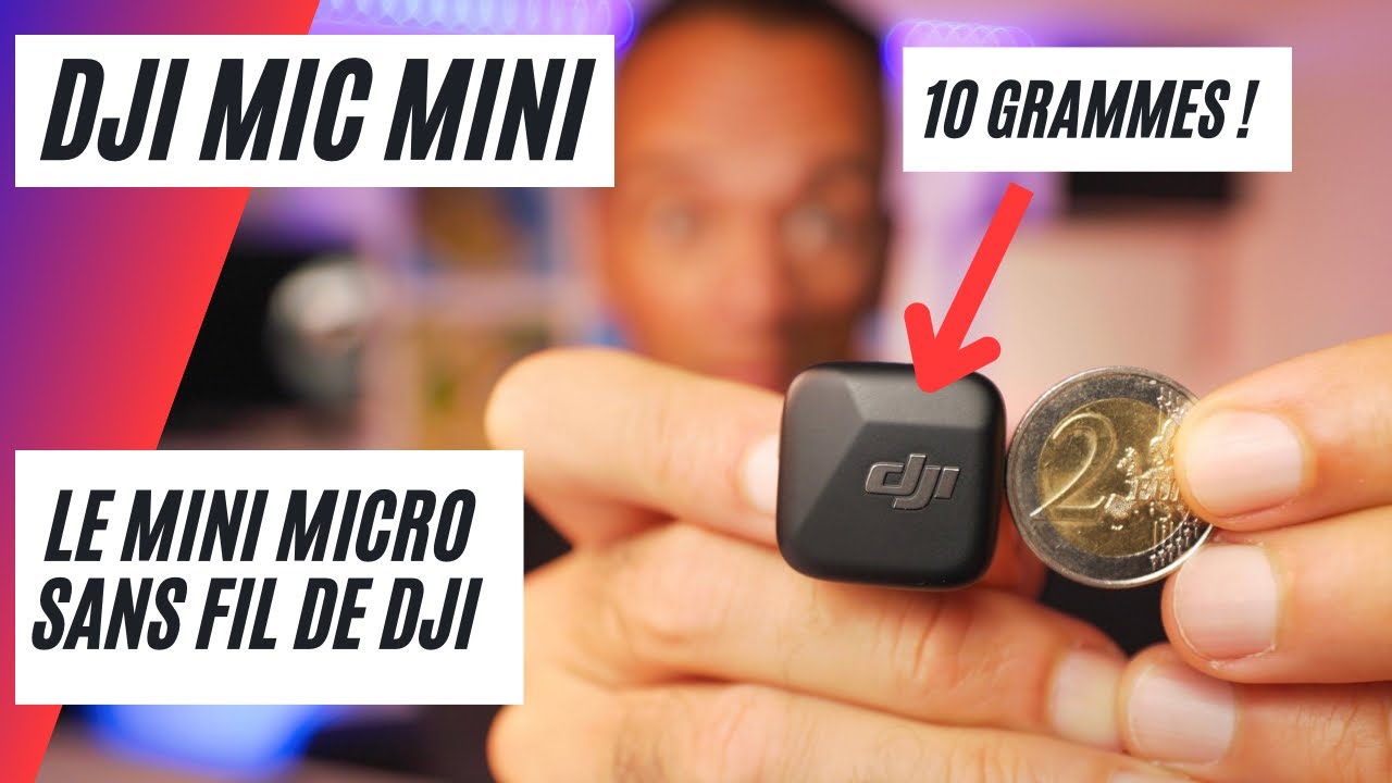 Petit Micro DJI Mic Mini : le mini micro sans fil abordable - YouTube