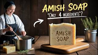 How the Amish Make Their Own Soap (Using Just 4 Natural Ingredients!)