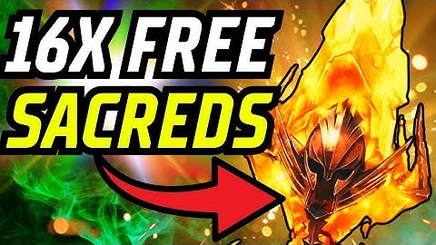 HOW I FARM 16 FREE SACREDS SHARDS PER MONTH FREE TO PLAY! | RAID: SHADOW LEGENDS