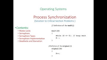 What is a Semaphore | Types | Implementation | Mutex Locks | Operating Systems