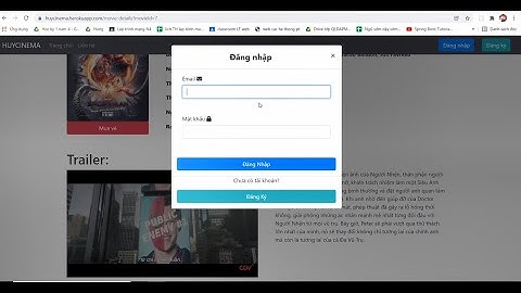[Chia Sẻ] Source code btl website Đặt Mua Vé Xem Phim Online | Java Spring  Boot - MySQL - AJAX