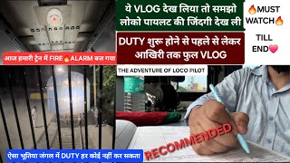 LOCO PILOT VLOG VERY RISKY JOB , horror jungle , fire in train engine , dangerous job