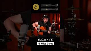 Best Mics for Acoustic Guitar? JZ Mics Demo. #shorts