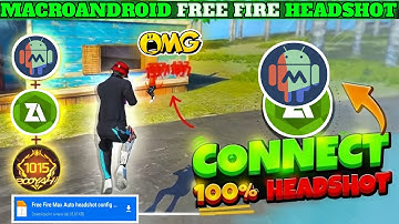 Macroandroid Free Fire Ob51 | Macro ff Android ob51 ☠️🎯 Tutorial | Macro Droid New Headshot Script 📂