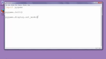 Start working with pygame - how to open a window in Pygame - python pygame course