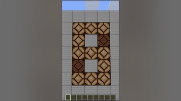 7 segment display with keypad in minecraft #shorts