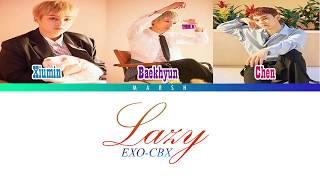 Exo-Cbx 첸백시 Lazy 휴일 Color Coded Lyrics Hanromeng