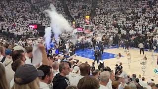 Timberwolves intro vs Phoenix Suns. Game 1 NBA playoffs at Target Center in Minneapolis.