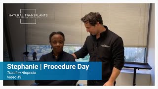Hair Transplant for Black Women: Traction Alopecia Treatment 4C Hair | Dr. Blumenthal (Stephanie)