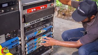 Great Pond Ocho Rios St. Ann Bass Odyssey Sound System Setting Up For The Party