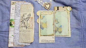 Junk Journal ~ Using Up Book Pages  Ep9 The Sliding Layer Cake for Junk Journals! The Paper Outpost!