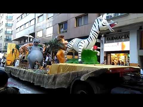 A Batalla das Flores enche de cor Pontevedra