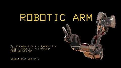 Robotic Arm Animation 3DSMax