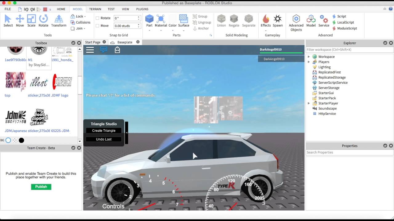 Roblox Car Tutorial How To Tune And Put On A Chassis Youtube - roblox adjustspeed not working