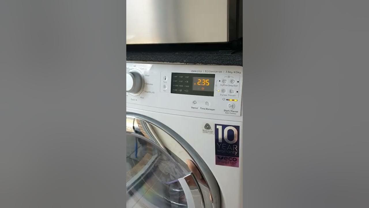 Possessed washer dryer Electrolux EWW12753...Anyone know what the
