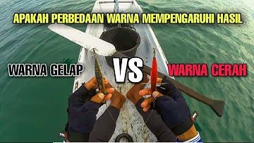 Adu Killer Umpan Cumi / Squid Jig Warna Hitam Vs Warna Merah Mana yang Paling Joss