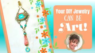 Beginner Bead Embroidery Art Pendant