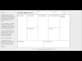 Business Canvas Word Template Business Canvas Word Template