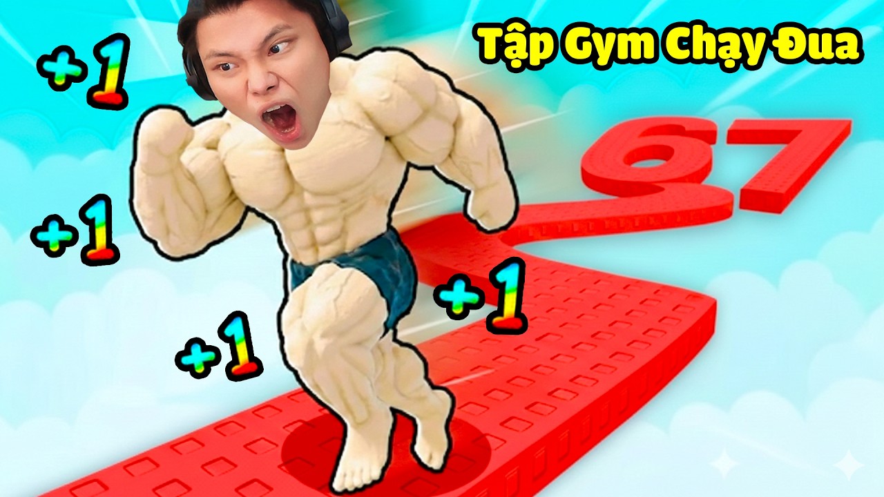[ROBLOX] JayGray +1 Tập Gym Chạy Đua Thắng SCP-067 KID💪😜Thử Thách Obby Đường Đua Tốc Độ Cậu Bé 67