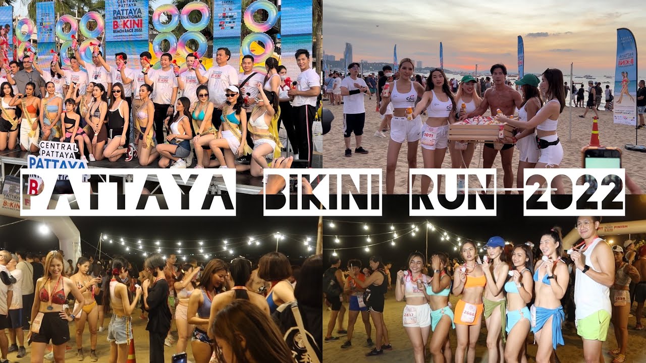 bikini run 2022 pattayaงานวิ่งที่เซ็กซี่ที่สุดในประเทศไทยชายหาดพัทยา