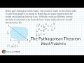 Pythagorean Theorem and Word Problems Quiz