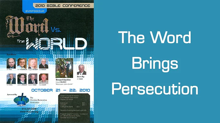 The Word Brings Persecution - Reggie Hundley