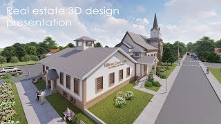 Real estate 3D design presentation.