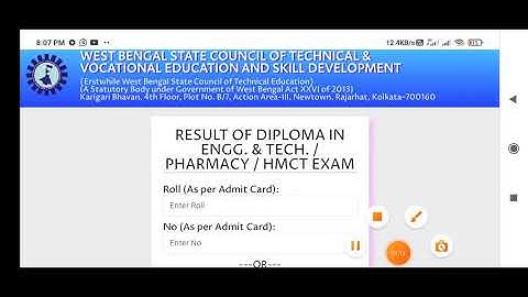 webscte new notice 💥Results for Special Assessment of Diploma Engineering Students