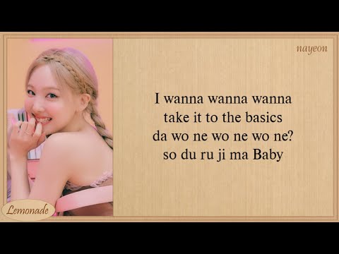 TWICE Basics Easy Lyrics