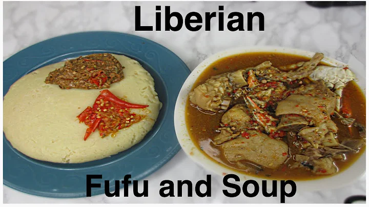 HOW TO MAKE FUFU AND PEPPER SOUP| Liberian